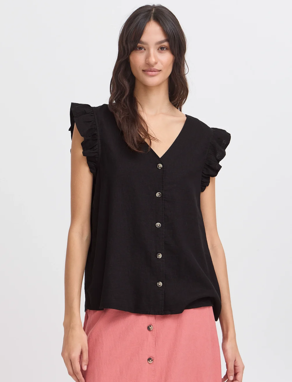 B.Young BYFALAKKA Ruffle Shirt