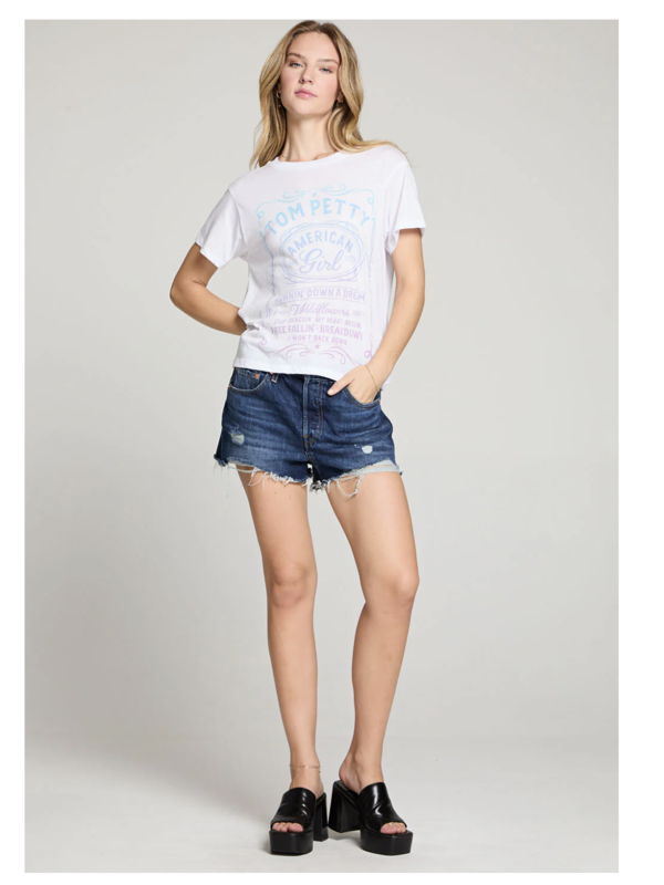 Chaser Tom Petty American Girl Gradient Crewneck Tee