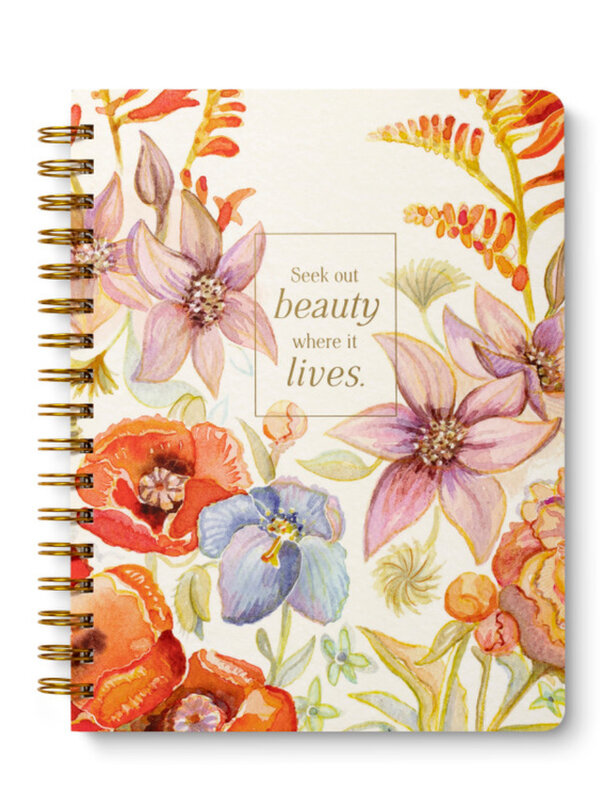 Compendium Seek Out Beauty Spiral Notebook
