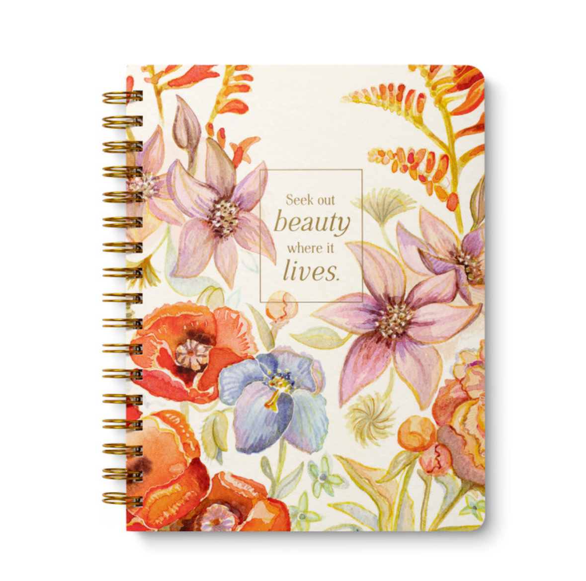 Compendium Seek Out Beauty Spiral Notebook