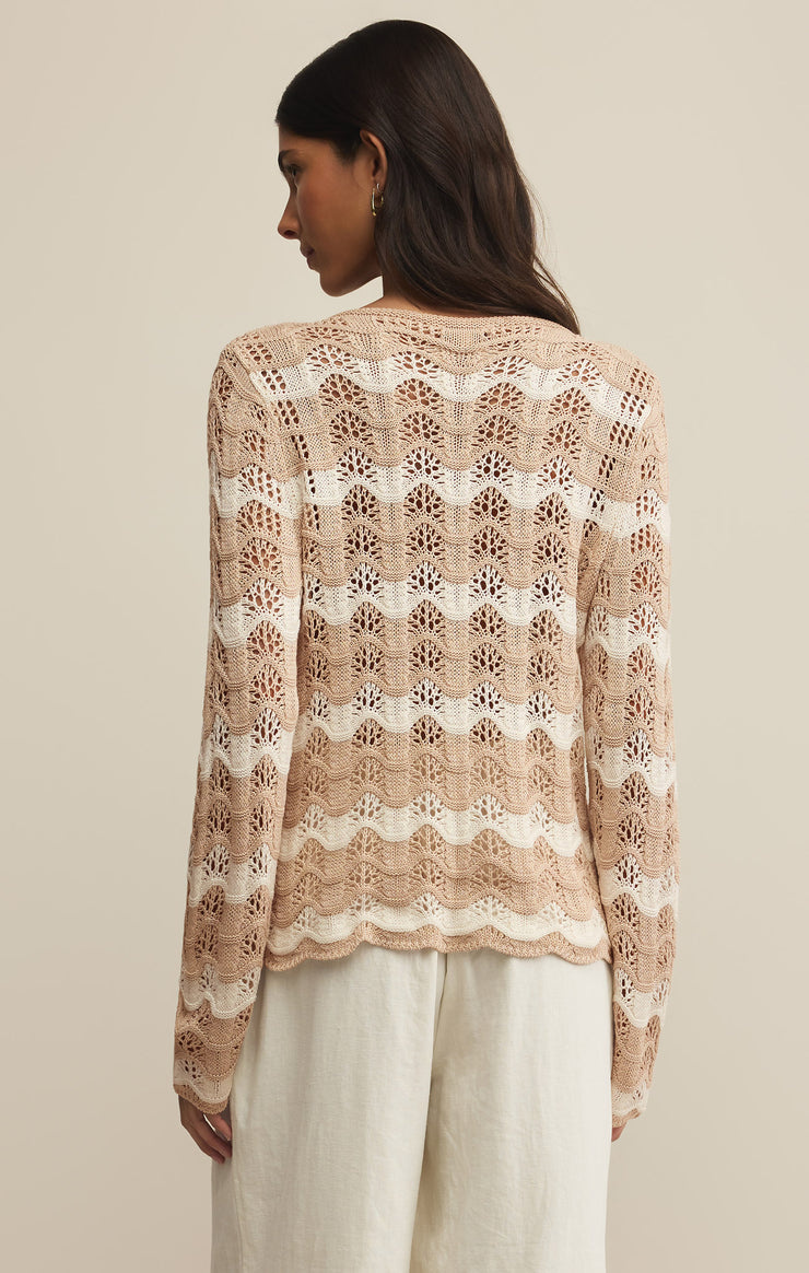 Z Supply Azura Stripe Crochet Top