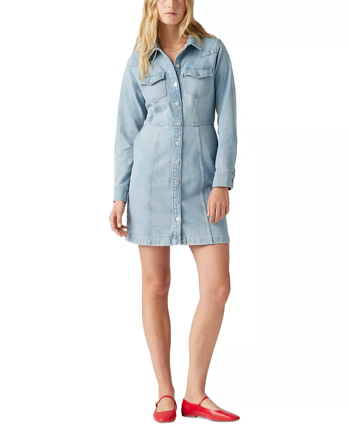 Levi Strauss & Co. Flynn Western Core Dress, Plant Pause