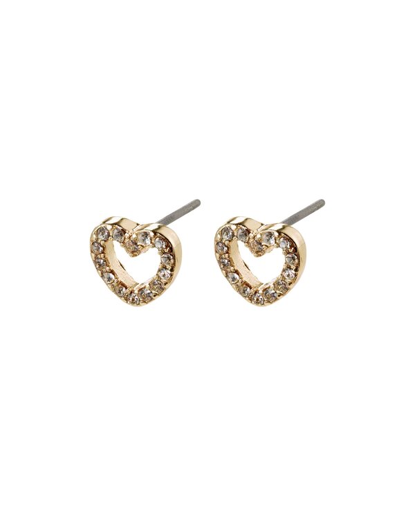 Pilgrim EDIE Crystal Heart Earrings