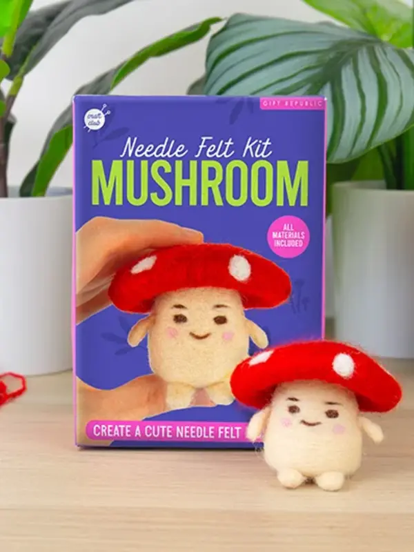 Gift Republic Mushroom Needling Felting Kit