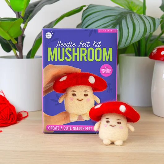 Gift Republic Mushroom Needling Felting Kit