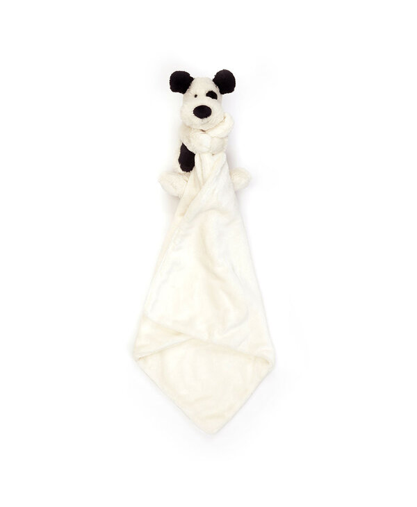 Jellycat Inc. Bashful Black &Cream Puppy Soother