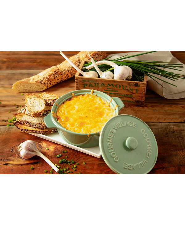 GOURMET VILLAGE Garlic Bread Recipe Box