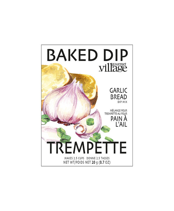 GOURMET VILLAGE Garlic Bread Recipe Box