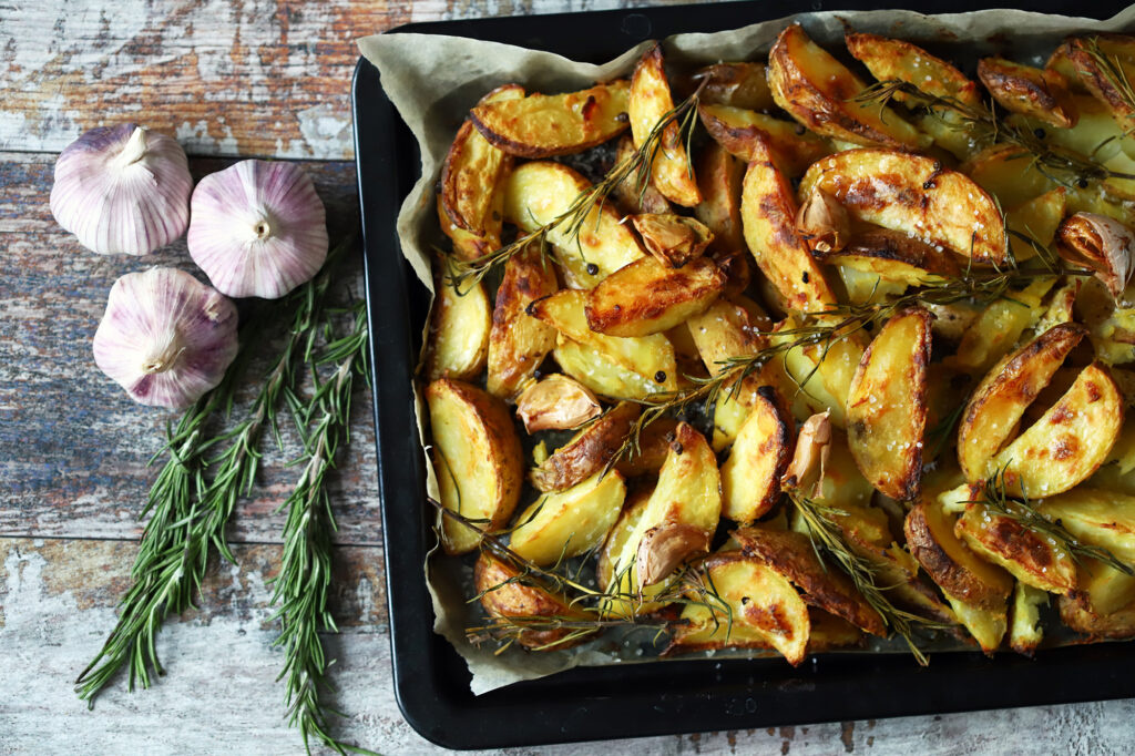 GOURMET VILLAGE Greek Potatoes Recipe Box