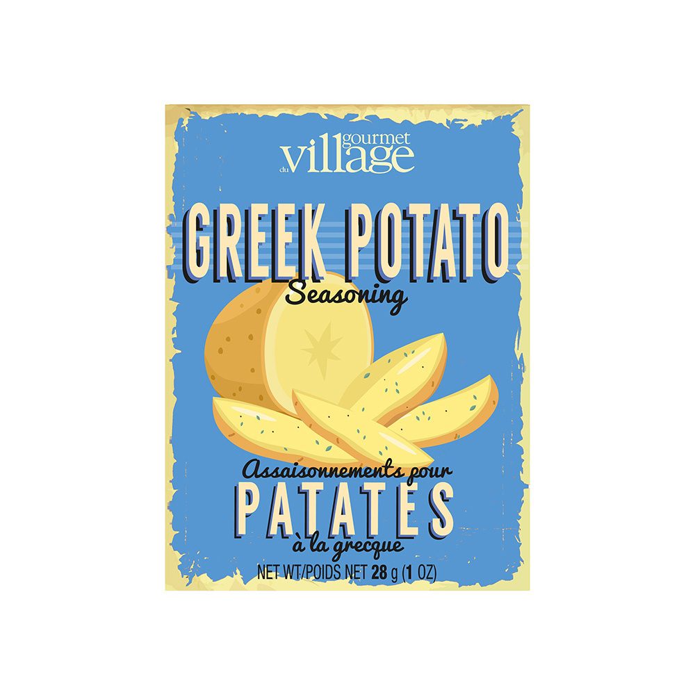 GOURMET VILLAGE Greek Potatoes Recipe Box