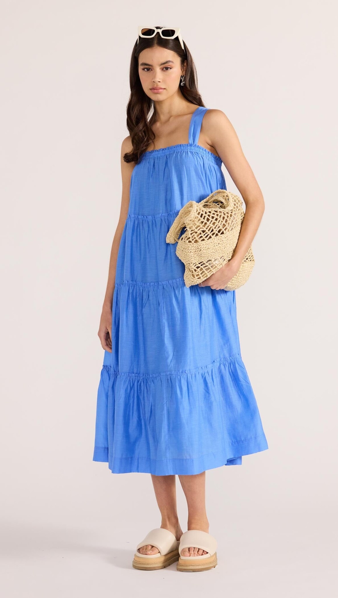 Mink Pink Emily Strappy Midi Dress