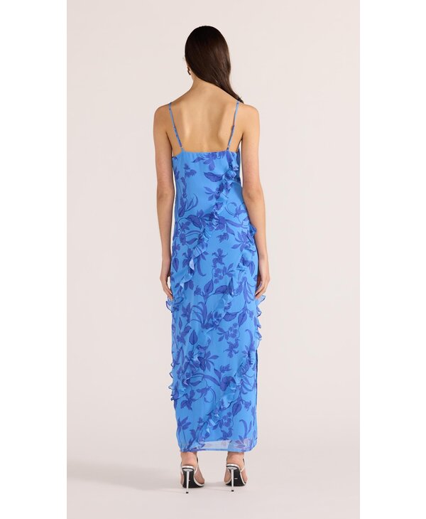 Mink Pink Jeanne Ruffle Maxi Dress