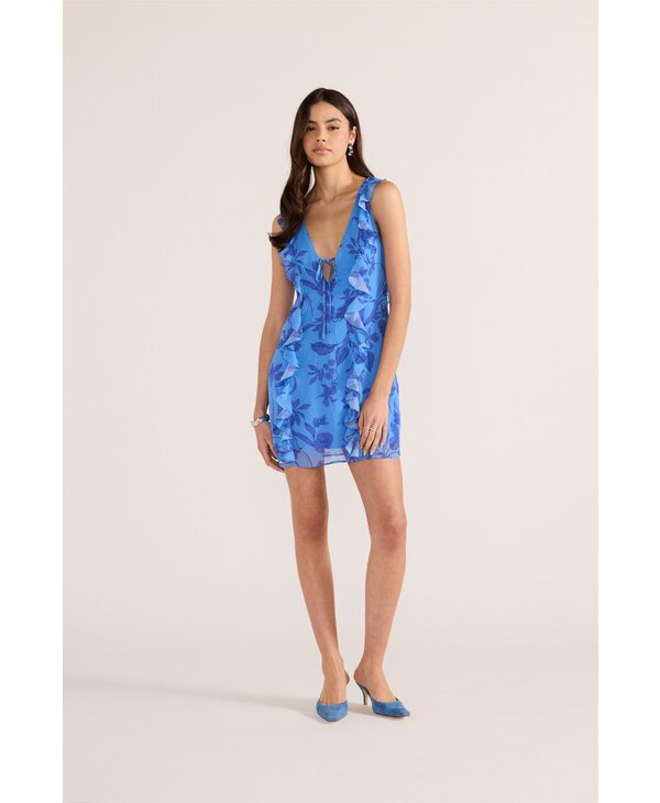 Mink Pink Jeanne Ruffle Mini Dress