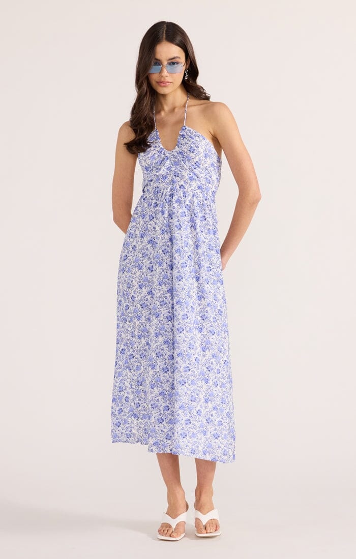 Mink Pink Evelyn Halter Midi Dress