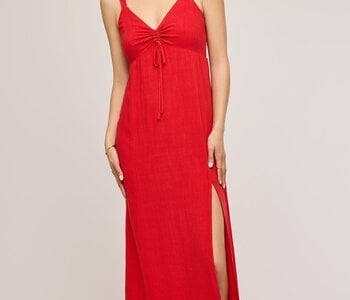 Cairo Linen Midi Dress