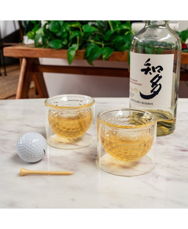 KIKKERLAND Golf Ball Glasses