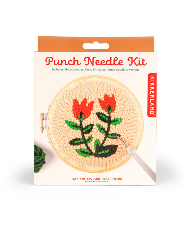 KIKKERLAND Tulips Punch Needle Kit