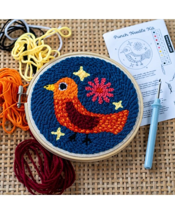 KIKKERLAND Bird Punch Needle Kit