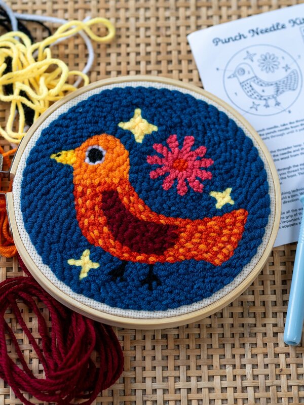 KIKKERLAND Bird Punch Needle Kit
