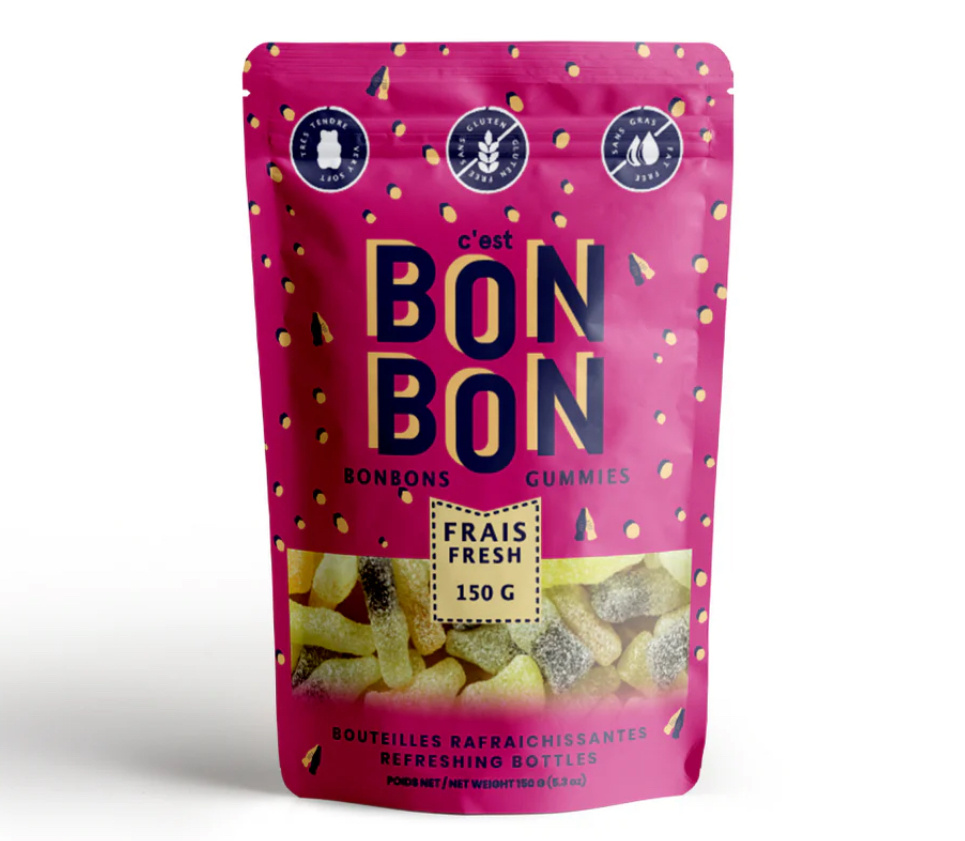 La boite a bonbons Sour Pop Bottles