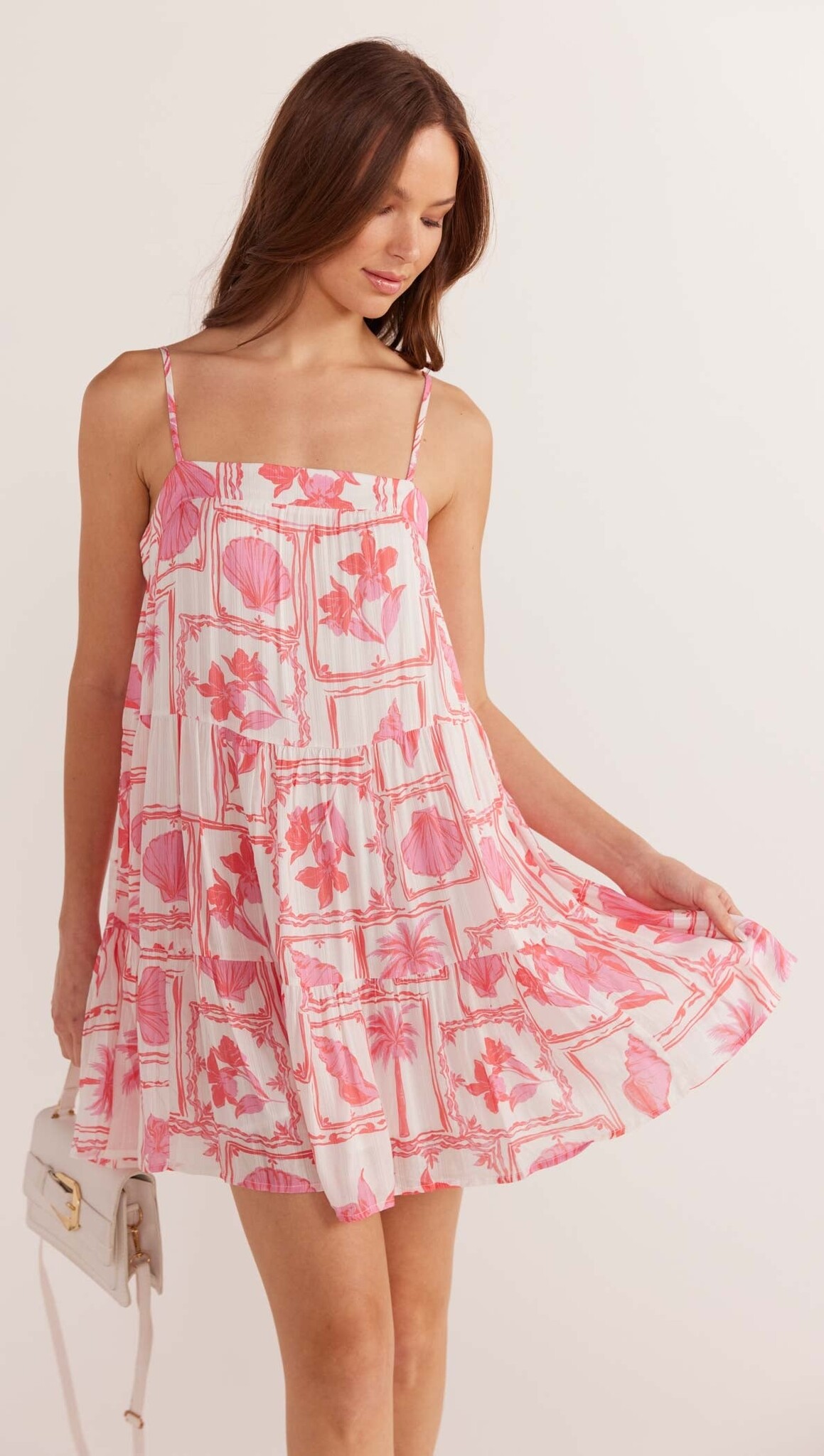 Mink Pink Bria Tiered Mini Dress