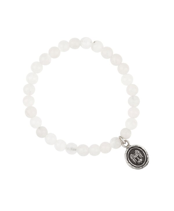 Pyrrha Mindful White Jade Talisman