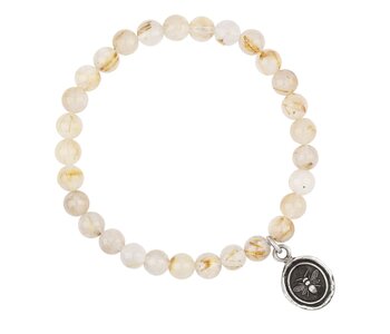 Motivated Rutilated Quartz Talisman