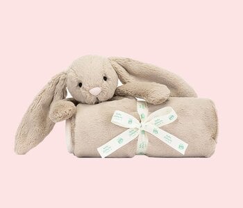 Bashful Beige Bunny Blankie