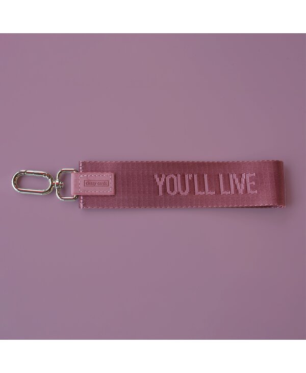 Classy Cards Sarcastic Wristlet Keychain