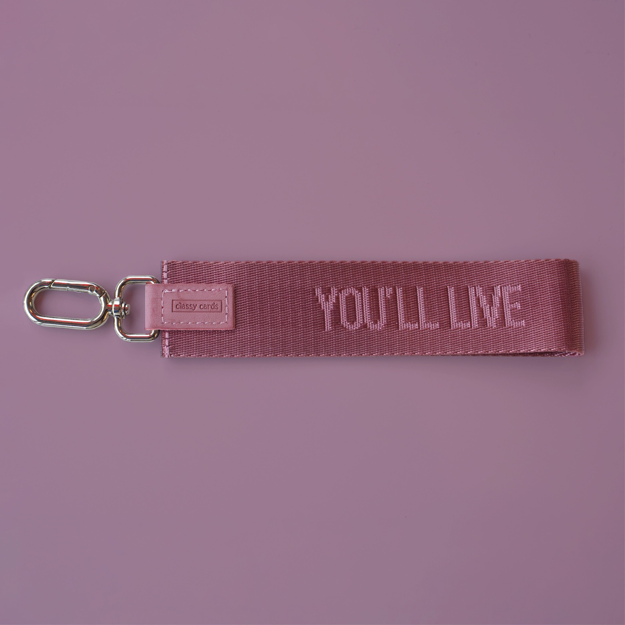 Classy Cards Sarcastic Wristlet Keychain
