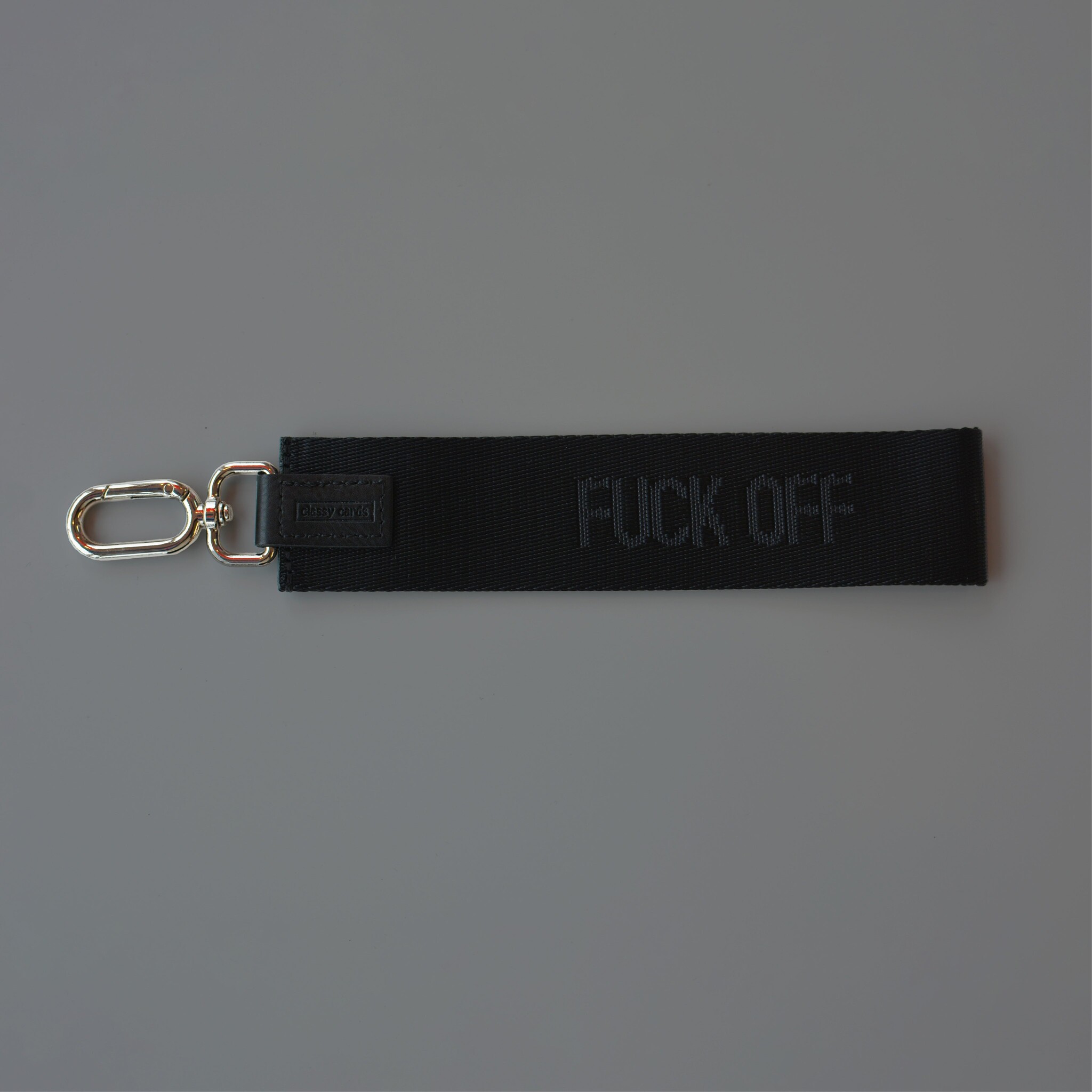 Classy Cards Sarcastic Wristlet Keychain
