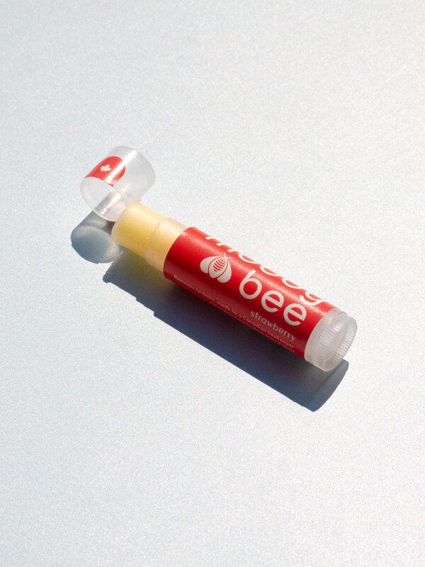 Moody Bee Strawberry Lip Balm