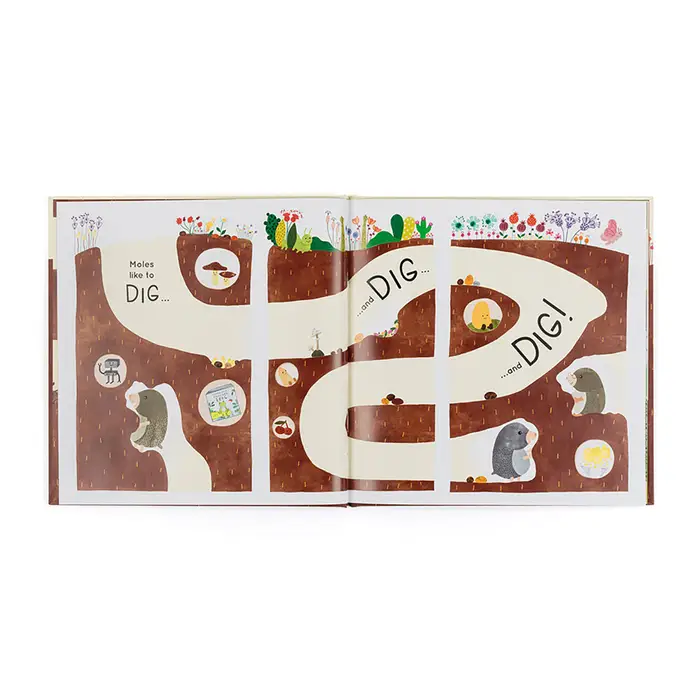 Jellycat Inc. Muswell Mole and the Buried Treasure Book