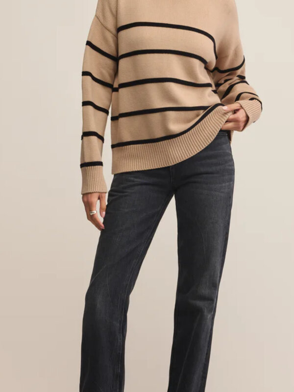 Z Supply Boyfriend Striped Sweater