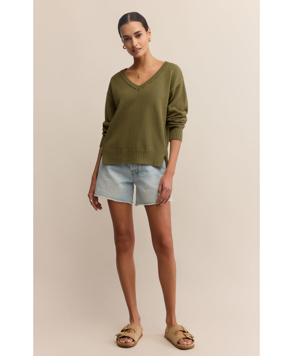 Z Supply All Around V-Neck Sweater