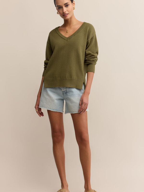 Z Supply All Around V-Neck Sweater