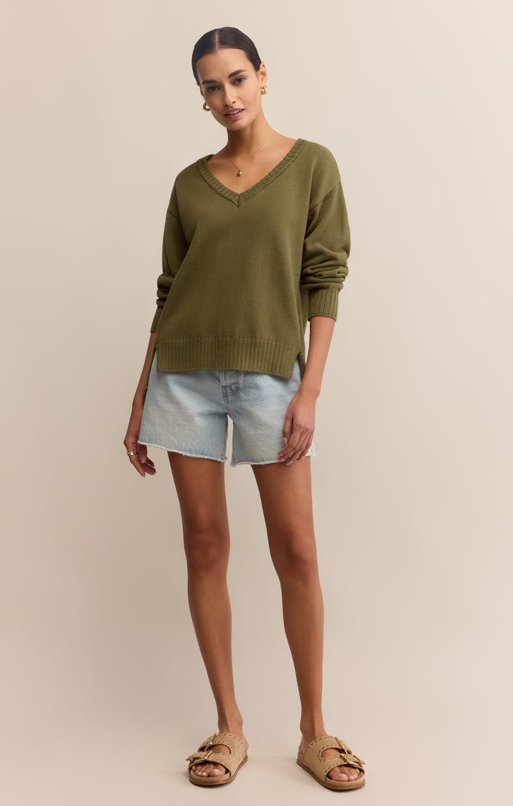 Z Supply All Around V-Neck Sweater