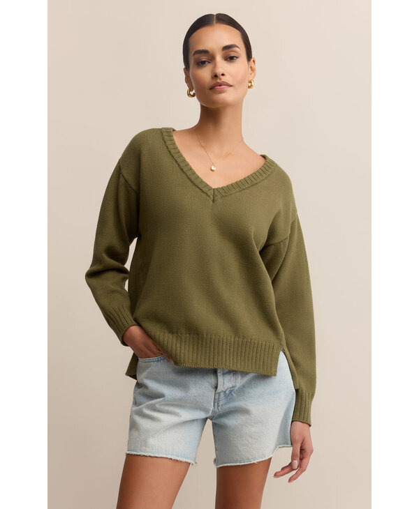 Z Supply All Around V-Neck Sweater