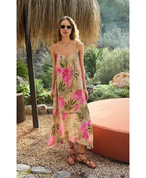 Z Supply Benson ULA Tropical Midi Dress