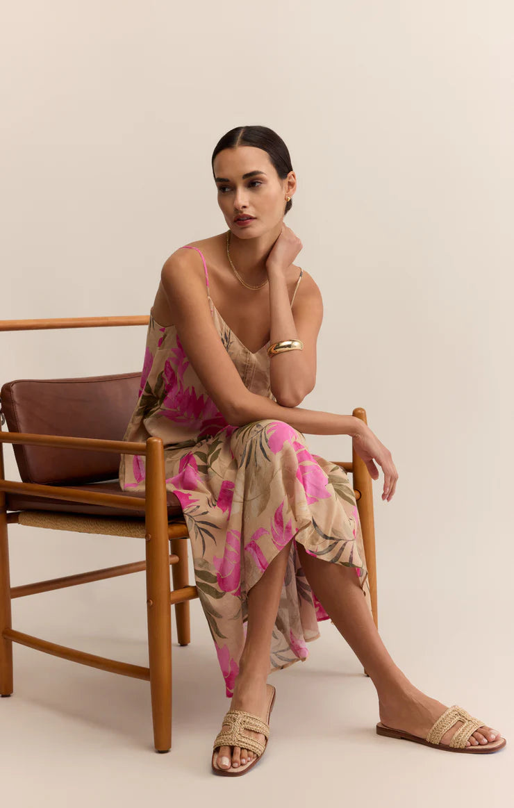 Z Supply Benson ULA Tropical Midi Dress