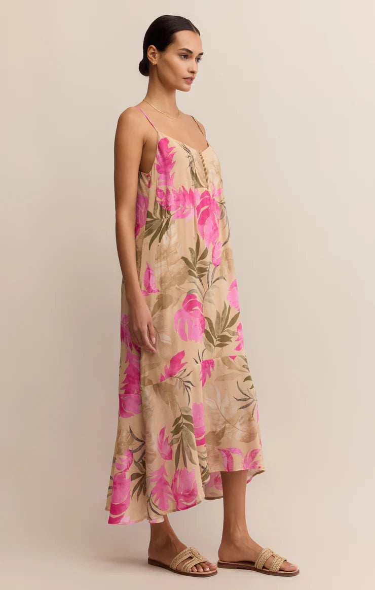 Z Supply Benson ULA Tropical Midi Dress