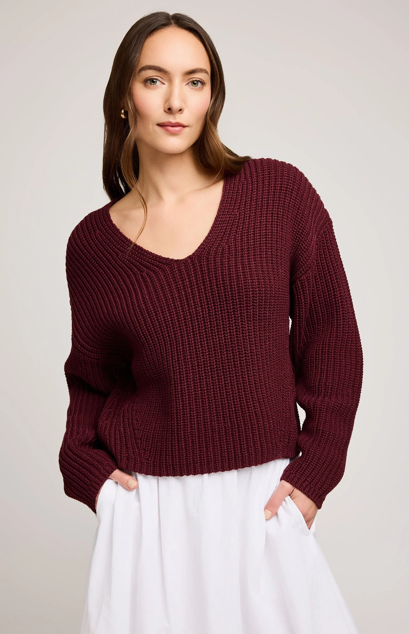Gentle Fawn Spencer V-Neck Knit Sweater