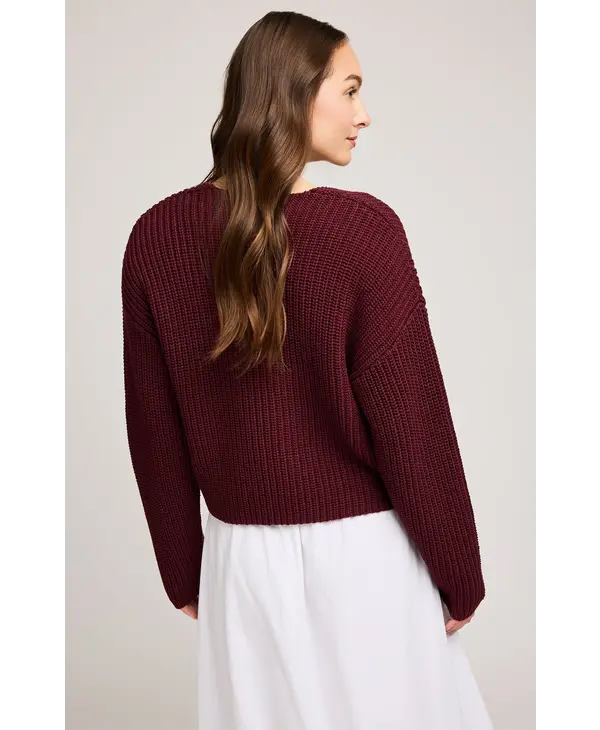 Gentle Fawn Spencer V-Neck Knit Sweater