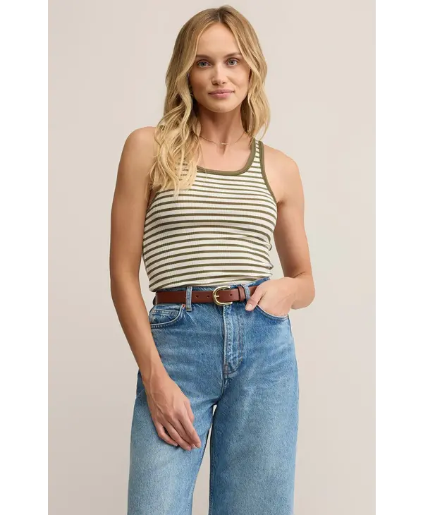 Z Supply Classic Striped Scoop Tank
