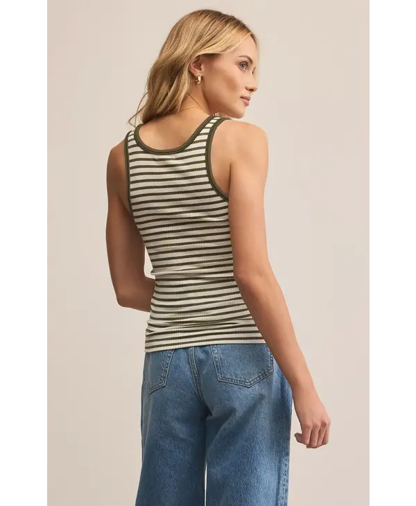 Z Supply Classic Striped Scoop Tank