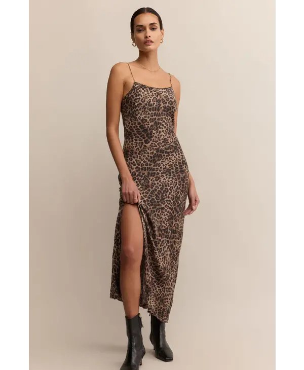Z Supply Cielo Leopard Midi Tan
