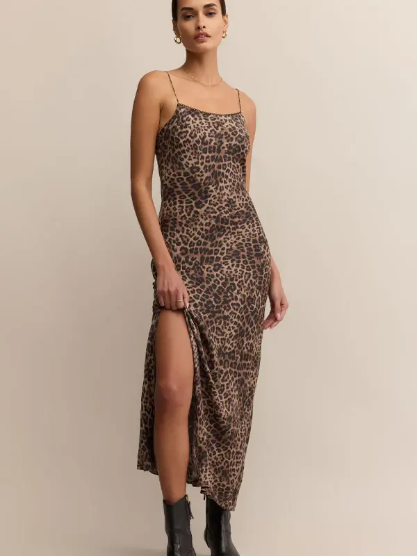 Z Supply Cielo Leopard Midi Tan