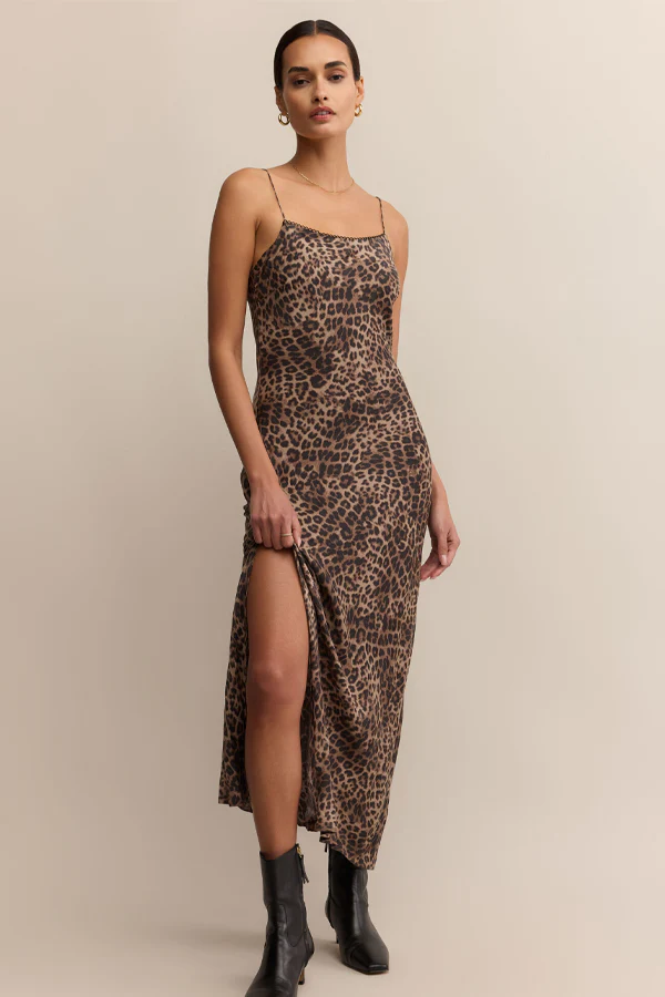 Z Supply Cielo Leopard Midi Tan