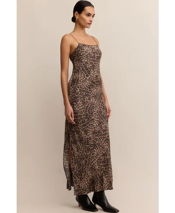 Z Supply Cielo Leopard Midi Tan