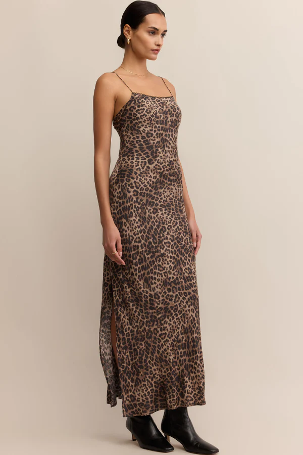 Z Supply Cielo Leopard Midi Tan